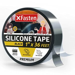 XFasten Self Fusing Silicone Tape Black 1